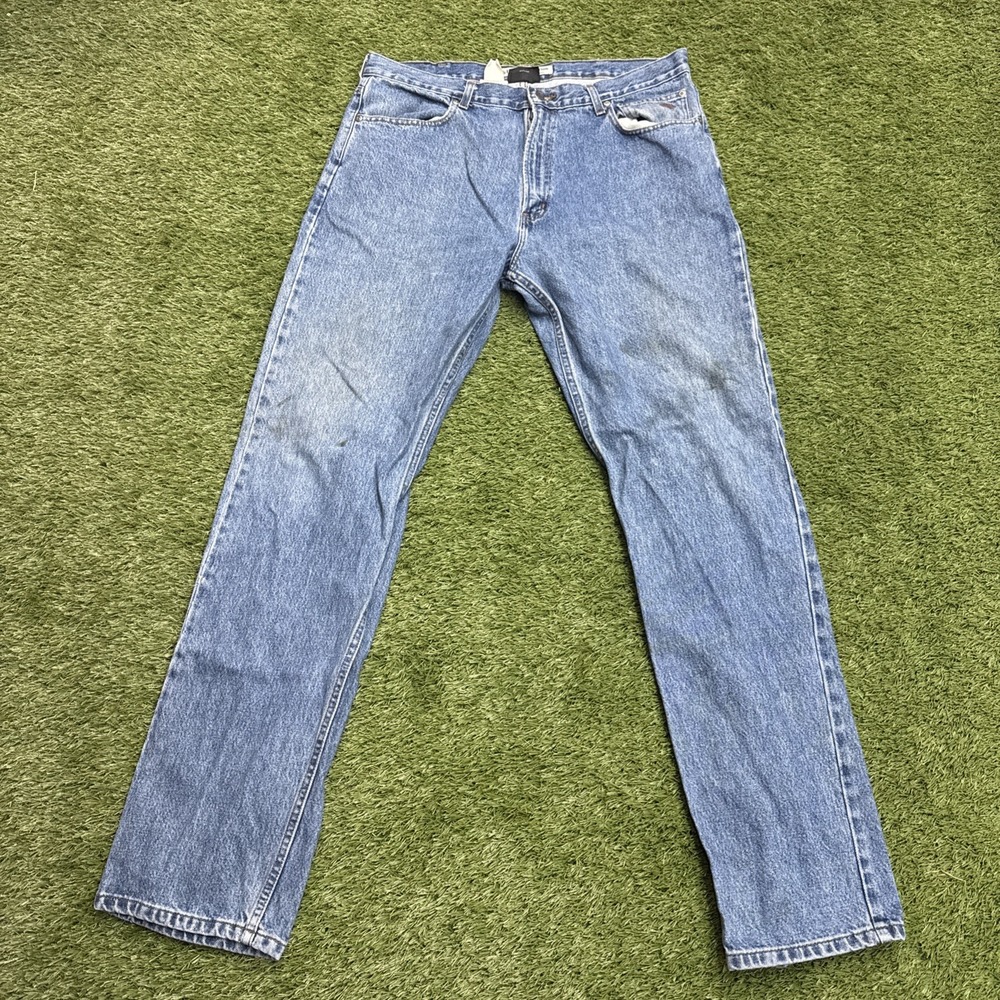 Harley Davidson Jeans Mens 38X36 (38X35) Blue Denim Straight Pants 99024-07VM